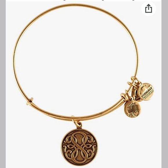 Alex and Ani Jewelry - Alex and Ani Gold Granddaughter Charm Bangle